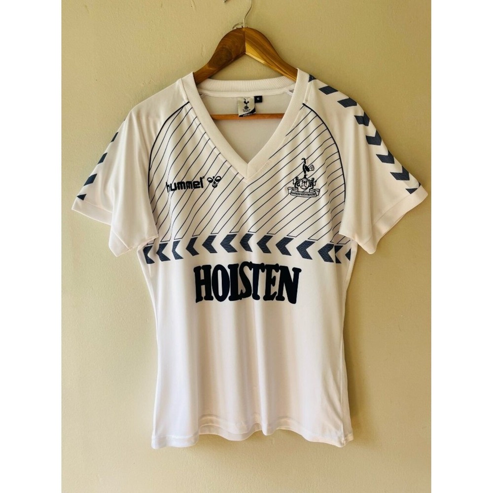 Sz 16 VTG Hummel Tottenham Hotspur 1986 - 1987 Reissue Football Home Shirt